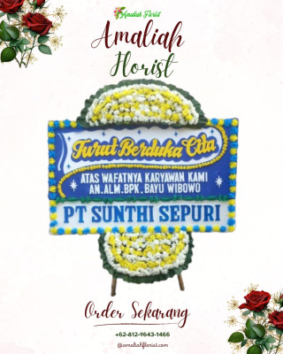 Papan Bunga Duka di Urug