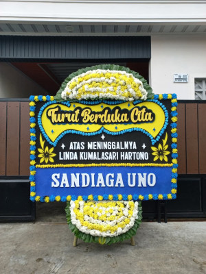 Papan Bunga Duka di Urug
